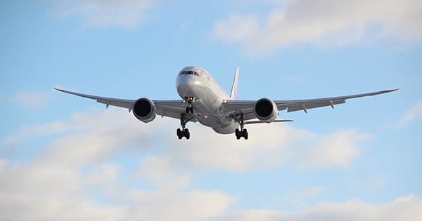 Avion. dans le ciel